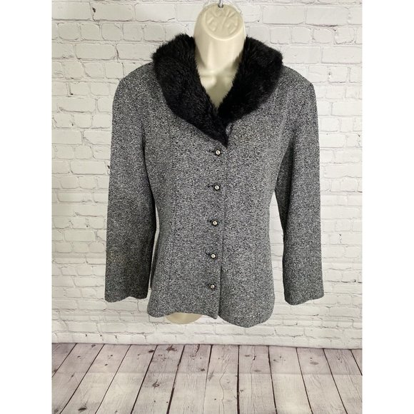 Reversible Faux Fur Collar Long Trench Coat Women Elegant Full Sleeve Single Breasted Loose Bomber Jacket Fashion Lady Outerwear main image 0